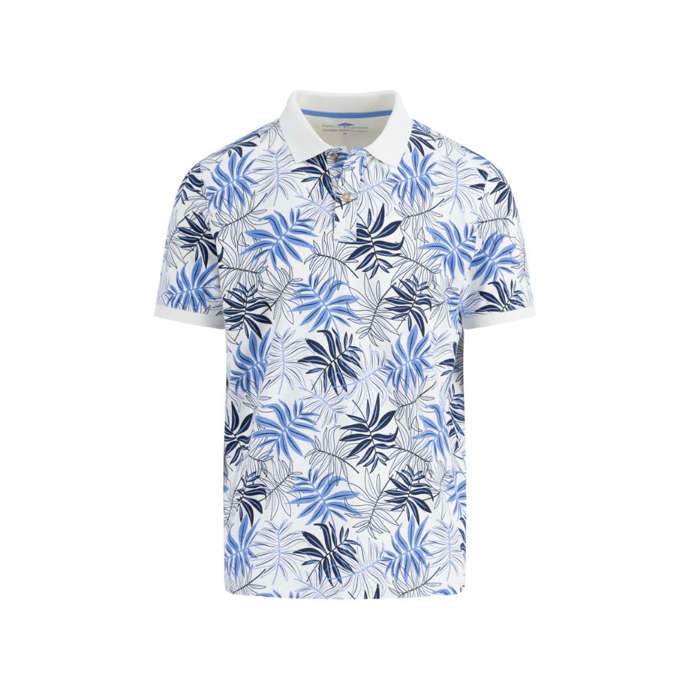 Polo leaf print