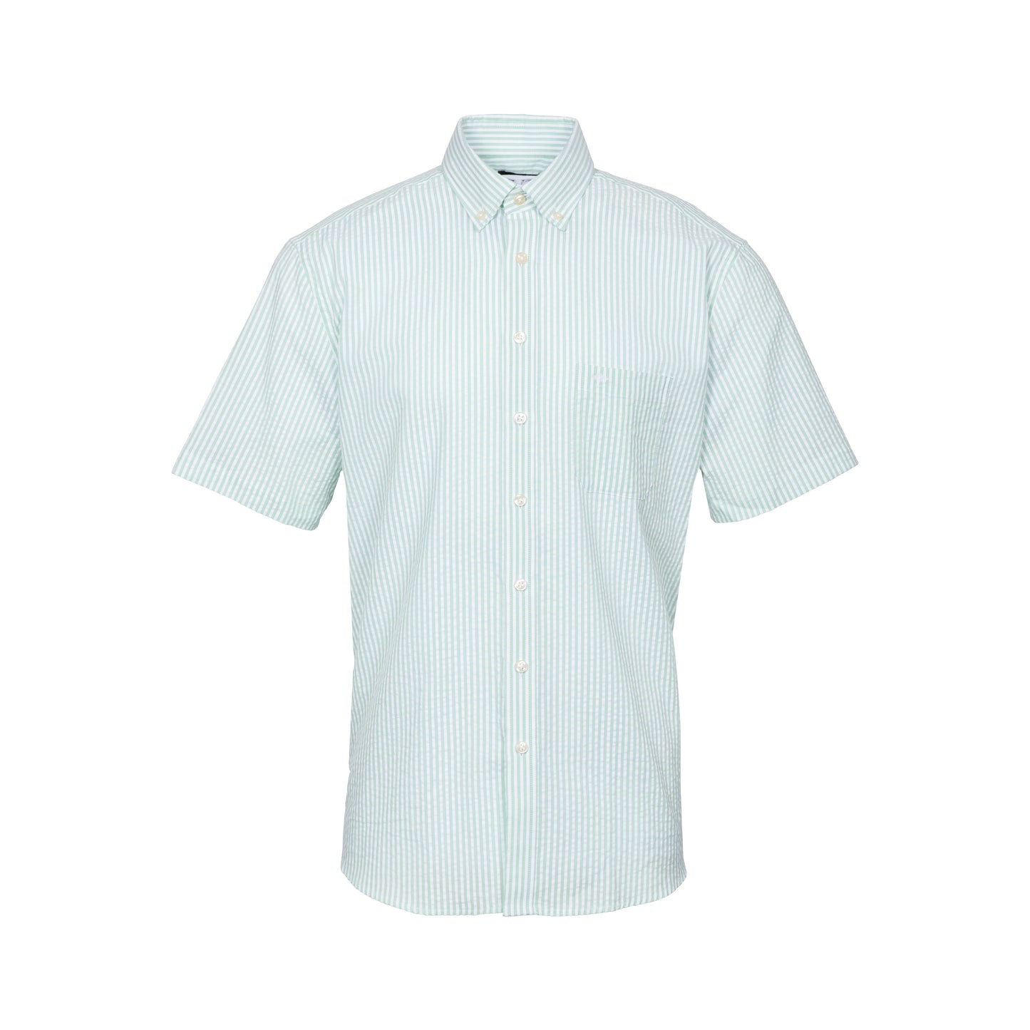 Seersucker stripe shirt SS
