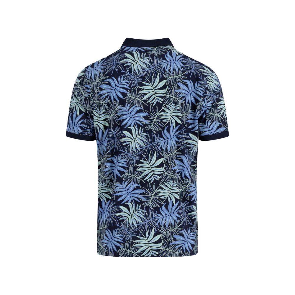 Polo leaf print