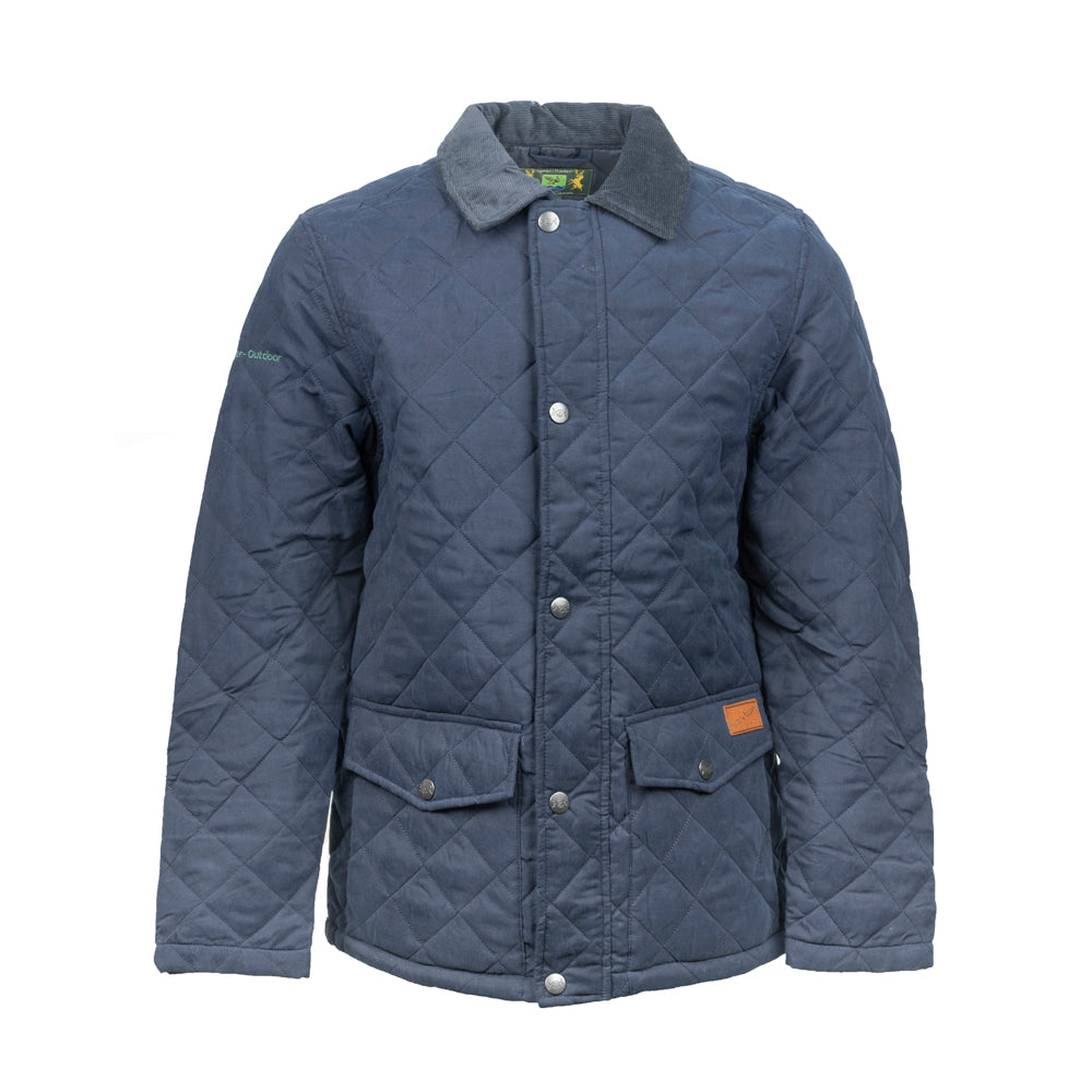 Quilted Jacket navy