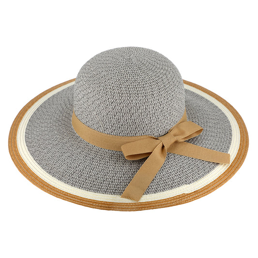 Paper hat threecolored brim