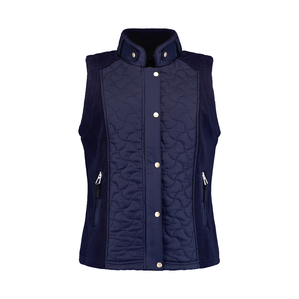 Fleece quilted bodywarmer