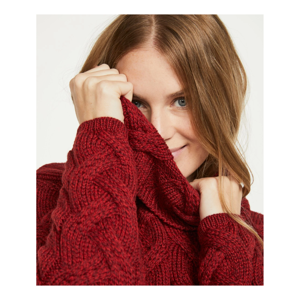 Chunky knit cowl