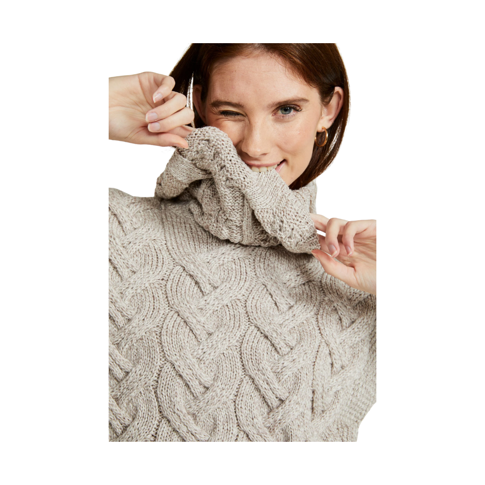 Chunky knit cowl