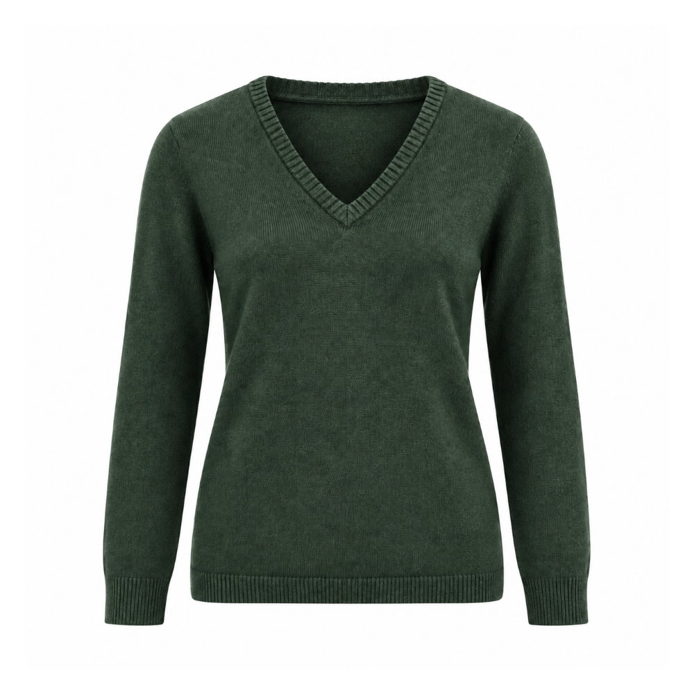 Pullover V-neck lambswool