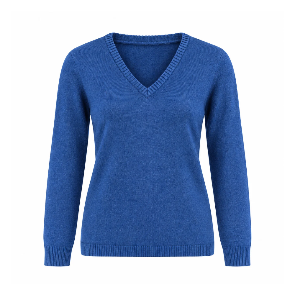 Pullover V-neck lambswool