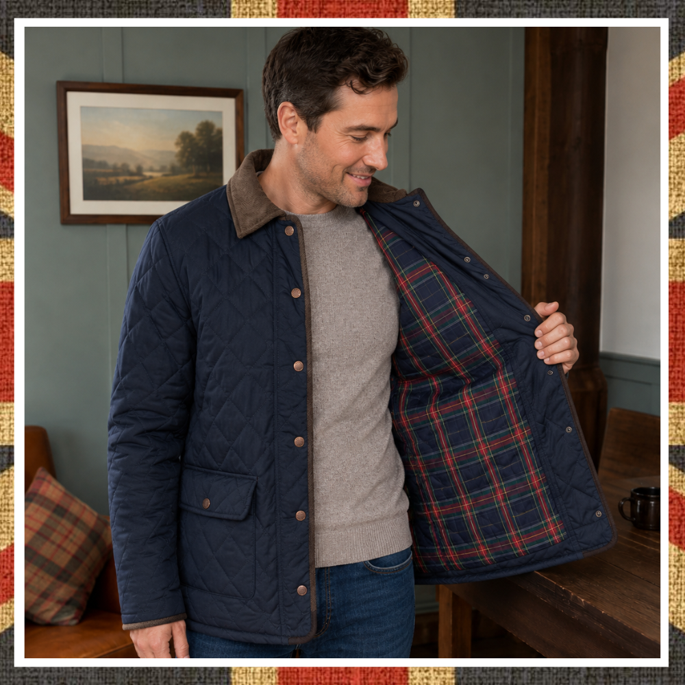 Quilted Mens jacket